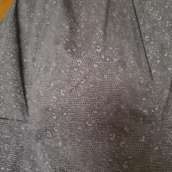 Michael Kors Snakeskin Print Sheath Dress Gray Grey Size 8 Medium - Picture 4 of 8